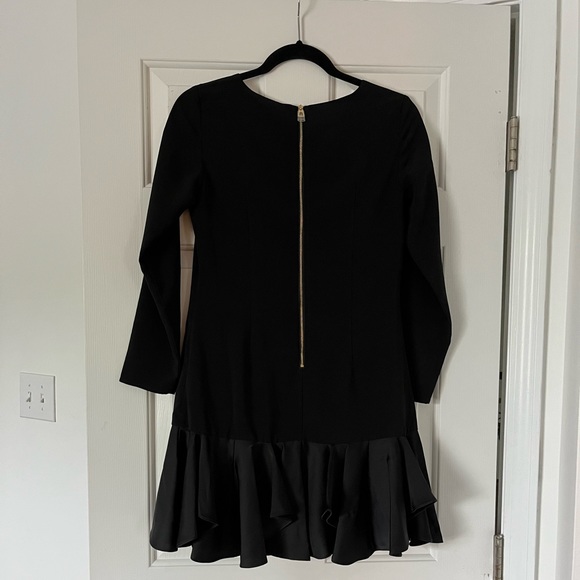 Sail to Sable black cocktail dress with flounce hem - Picture 4 of 7